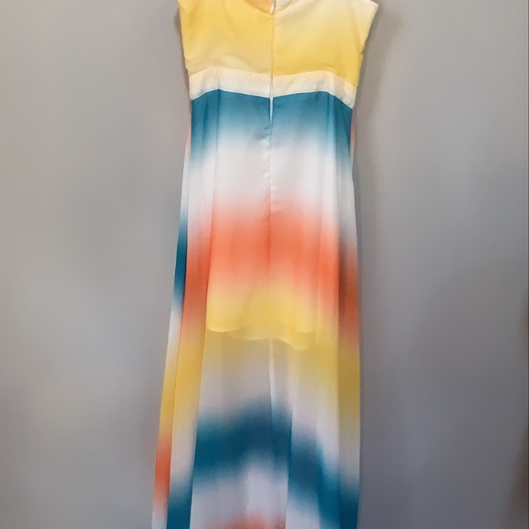 Multicolored maxi keyhole dress - Picture 6 of 6
